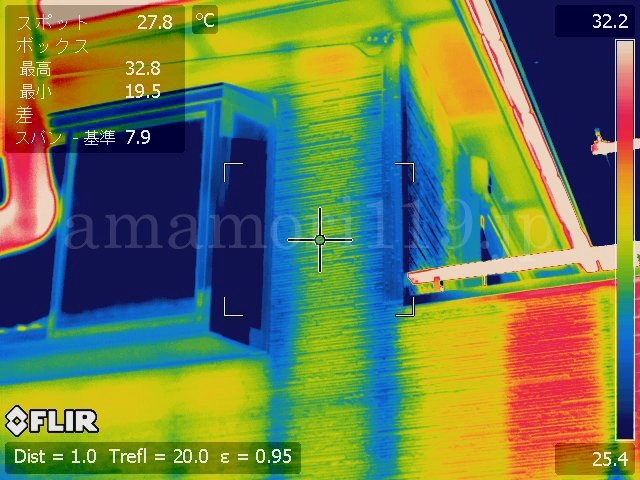 ⾚外線サーモグラフィ調査